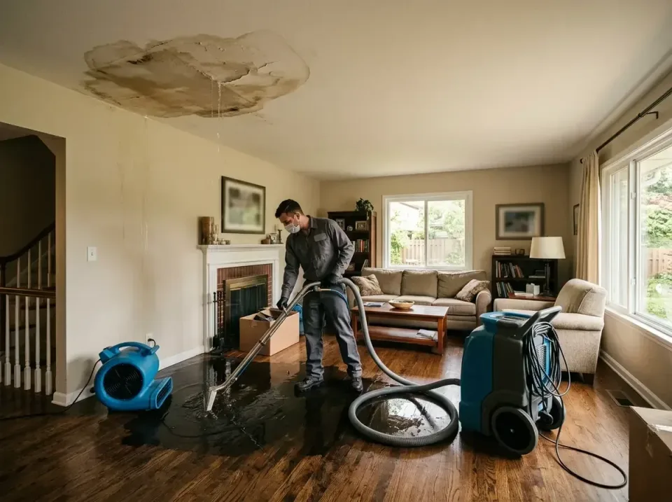 attic-pipe-burst-ceiling-drip-008 — frequently asked questions, Water Damage Restoration & Carpet Care in Vale, OR
